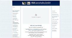 Desktop Screenshot of kicklernstudio.ch